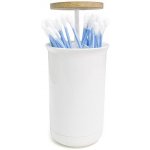 Balvi, Stojánek na vatové tyčinky Push&Up 26841 | bílý-dřevo – Hledejceny.cz