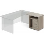 Lenza TopOffice 90 x 55 cm pravý driftwood – Hledejceny.cz