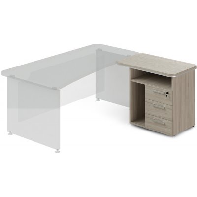 Lenza TopOffice 90 x 55 cm pravý driftwood – Hledejceny.cz