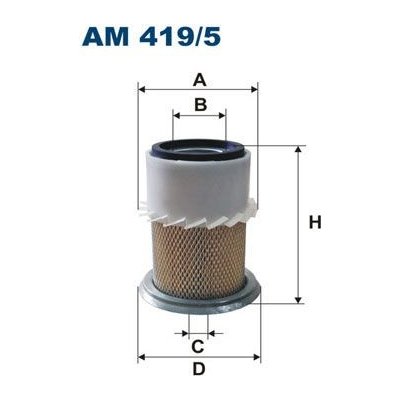 Vzduchový filtr FILTRON AM 419/5 – Zboží Mobilmania