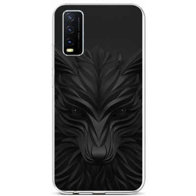 Pouzdro TopQ Vivo Y20s silikon Černé vlk – Zboží Mobilmania