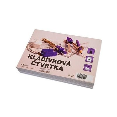 Čtvrtka kladívková bílá A4 250 g/m2 200 ks – Sleviste.cz