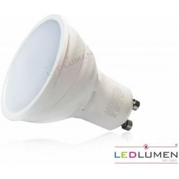 Ledlumen LED žárovka 6W 12x2835 GU10 520lm Teplá bílá Stmívatelná