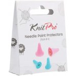 Koncovky na jehlice KnitPro modré a růžové – Zboží Dáma