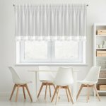 HOTOVÁ KRÁTKÁ ZÁCLONA LUISA NA PÁSCE 200X70CM BÍLÁ – Hledejceny.cz