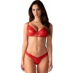Obsessive Aliosa 2-pcs Set Red – Zboží Dáma