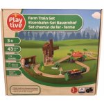 Playtive Dřevěná železnice Statek 43 dílů – Zboží Dáma