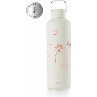 Equa Timeless Thermo C'est La Vie termoska z nerezové oceli 600 ml