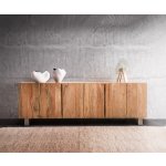Delife Live Edge 220 cm 6 dvířek – Hledejceny.cz