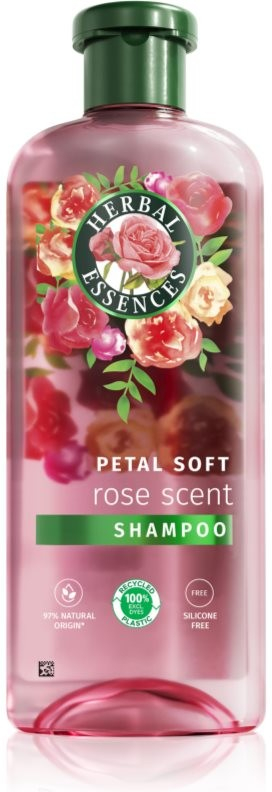 Herbal Essences Rose Scent Petal Soft šampon pro suché a poškozené vlasy 350 ml