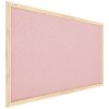 Tabule Allboards TKPINK64D korková tabule v dřevěném rámu 60 x 40 cm -