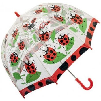 Blooming Brollies dětský průhledný deštník Bugzz Kids Stuff Ladybugs BERUŠKA