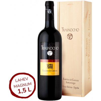 Remírez de Ganuza Trasnocho Magnum suché červené 2019 14,5% 1,5 l (dřevěná kazeta) – Hledejceny.cz