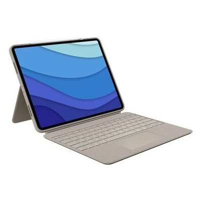 Logitech Combo Touch ochranný kryt s klávesnicí US pro Apple iPad Pro 12.9" 5. 6. generace 920-010258 písková – Zbozi.Blesk.cz