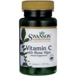 Swanson Vitamín C 1000 mg se Šípky 30 kapslí – Hledejceny.cz