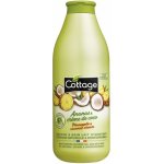 Cottage Moisturizing Shower Milk Pineapple & Coconut cream sprchové mléko 97% přírodní 750 ml