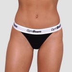 GymBeam Kalhotky Briefs 3Pack černá – Zboží Dáma