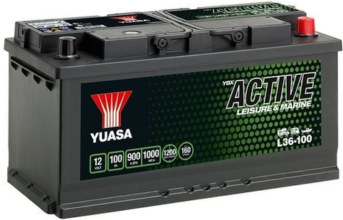 Yuasa YBX Active 12V 100Ah 900A L36-100
