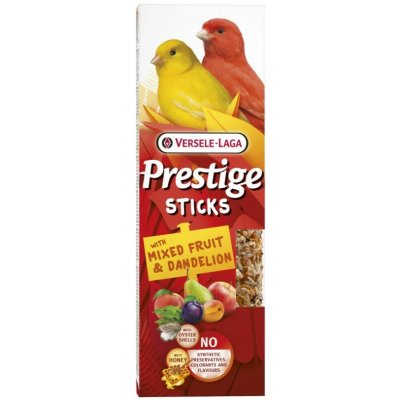Versele-Laga Prestige Sticks tyčinky ovoce a pampeliška pro kanárky 60 g – Hledejceny.cz