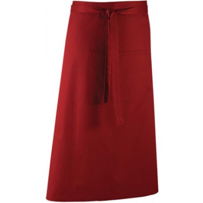 Premier Workwear Pracovní zástěra s kapsou PR158 Burgundy Pantone 216 90x80cm – Hledejceny.cz