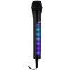 Auna Kara Dazzle karaoke mikrofon s LED světelným efektem černá