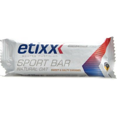 Etixx Přírodní ovesná tyčinka sladký/slaný karamel 55 g – Sleviste.cz