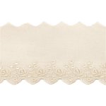 Bavlněná madeira - štykování šíře 10 cm krémová 13.5m – Zbozi.Blesk.cz