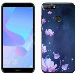 Pouzdro mmCase Gelové Huawei Y6 Prime 2018 - padající květy – Sleviste.cz