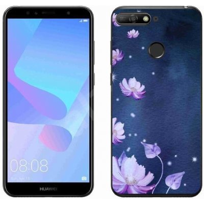 Pouzdro mmCase Gelové Huawei Y6 Prime 2018 - padající květy – Zboží Mobilmania