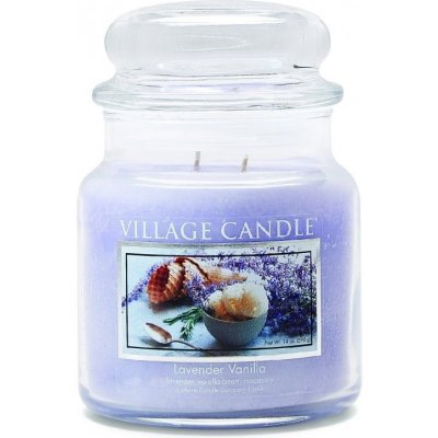 VILLAGE CANDLE Lavender Vanilla 390 g – Zboží Mobilmania