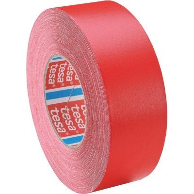 Tesa Textilní lepicí páska potah plastem 50 mm x 50 m červená – Sleviste.cz