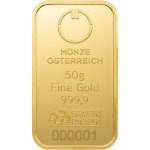 Münze Österreich zlatý slitek 50 g – Zboží Mobilmania