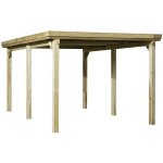 Weka Dřevěný přístřešek na auto 3 x 5 m 617 – Sleviste.cz