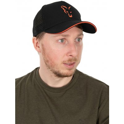 Fox Kšiltovka Black & Orange Trucker Cap – Zboží Dáma