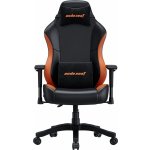 Anda Seat Luna Premium L Black & Orange AD18-48-BO-PV – Zboží Dáma