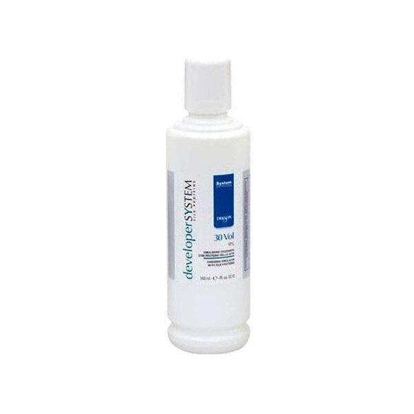 Barva na vlasy Dikson System Emulsione Ossidante 9% Silk Proteins krémový peroxid s hedvábnými proteiny 980 ml