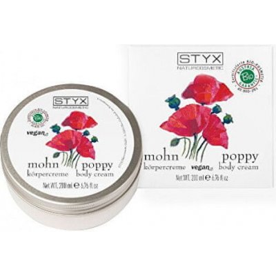 Styx Naturcosmetic tělový krém s makovým olejem Poppy (Body Cream) 50 ml – Zboží Mobilmania