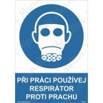 Při práci používej respirátor proti prachu, plast 210 x 297 x 2 mm A4 – Hledejceny.cz