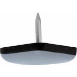 Walteco PTFE kluzák s hřebem 24x24 mm, světle šedý, 8 ks , 50566 – Sleviste.cz