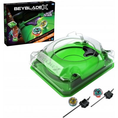 BEYBLADE X Aréna pro souboje BEYSTADIUM Sneak Attack Battle 2 disky s vystřelovači – Hledejceny.cz