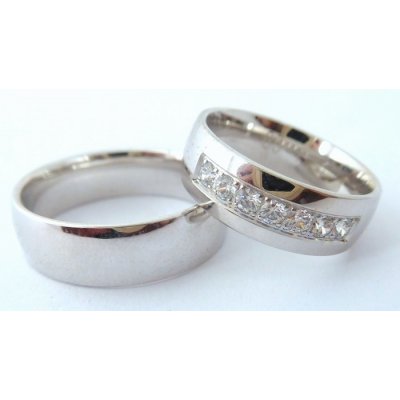 Couple Exkluzivní stříbrné snubní prsteny 0 65P1 – Zboží Mobilmania