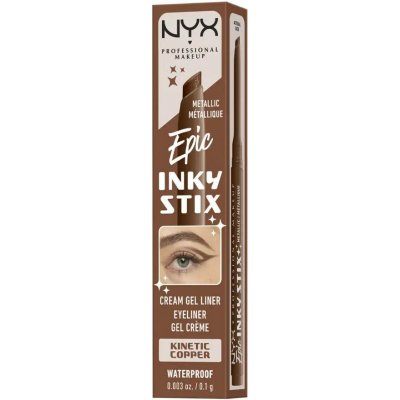 NYX Professional Makeup Epic Inky Stix gelové oční linky 03 Kinetic Copper 1 g – Sleviste.cz