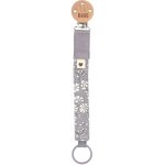 Bibs x Liberty klip na dudlík z Bio bavlny fossil grey – Zboží Dáma Bibs x Liberty klip na dudlík z Bio bavlny fossil grey – Zboží Dáma
