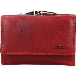 dámská peněženka kožená s kovovým rámečkem HT 33 T červená RED