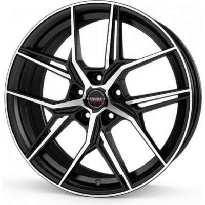 Borbet QX 8x19 5x108 ET50 black polished