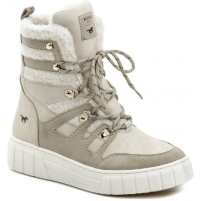 Mustang 1446-603-4 dámská zimní obuv béžové – Zboží Mobilmania