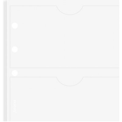 Filofax Pouzdro na vizitky A4 transparentní – Zboží Živě