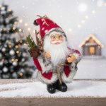 PM Euro-Trading Vánoční ozdoba Santa stojící – Hledejceny.cz