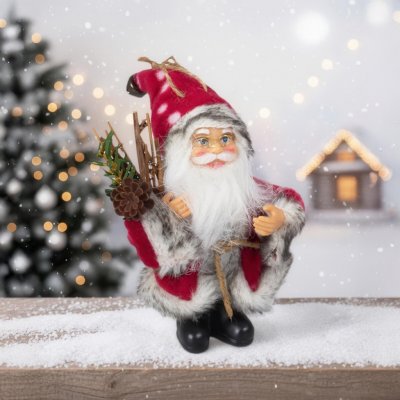 PM Euro-Trading Vánoční ozdoba Santa stojící – Hledejceny.cz
