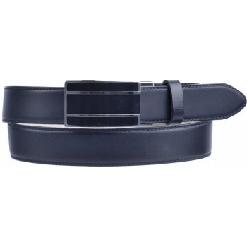Penny belts pánský kožený společenský pásek s automatickou sponou 35-020-A6-60 černá AUTOMAT